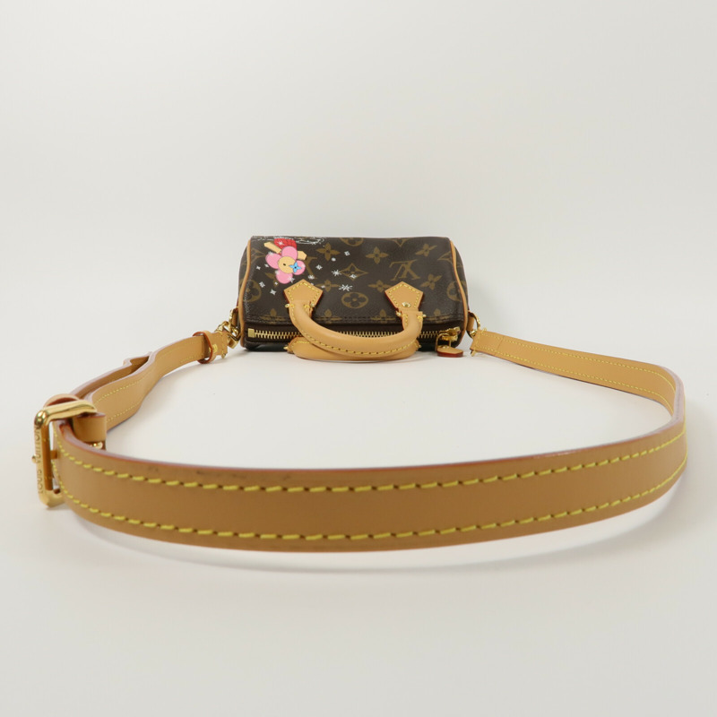 LOUIS VUITTON Monogram Nano Speedy手挽肩背兩用袋-8