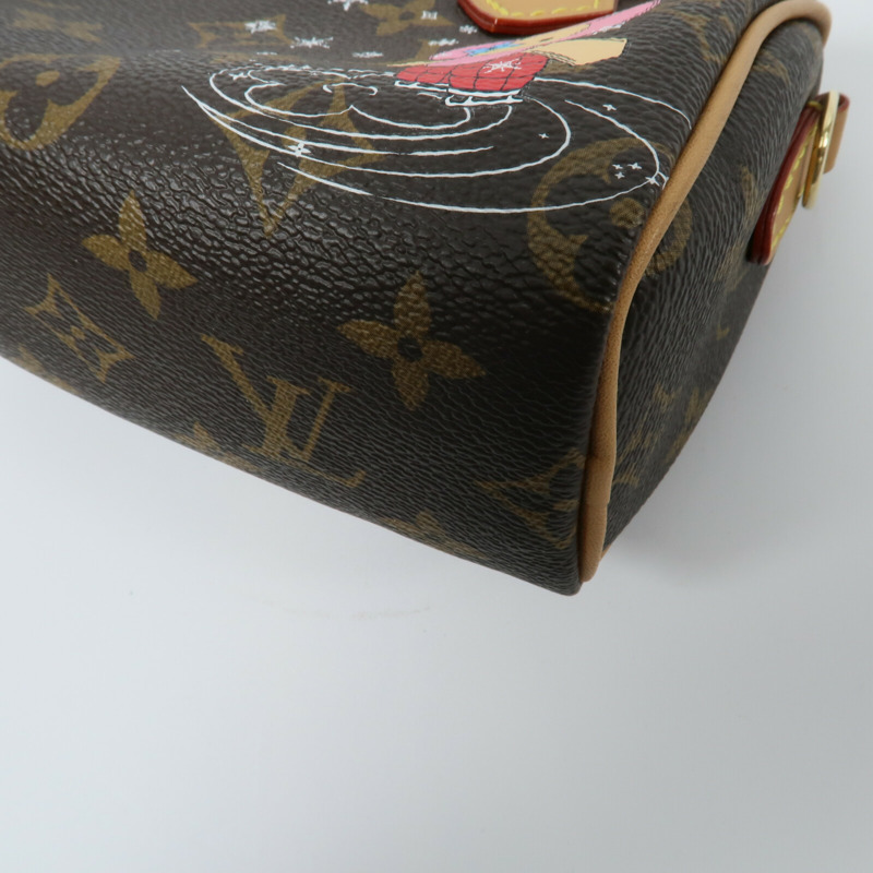 LOUIS VUITTON Monogram Nano Speedy手挽肩背兩用袋-10