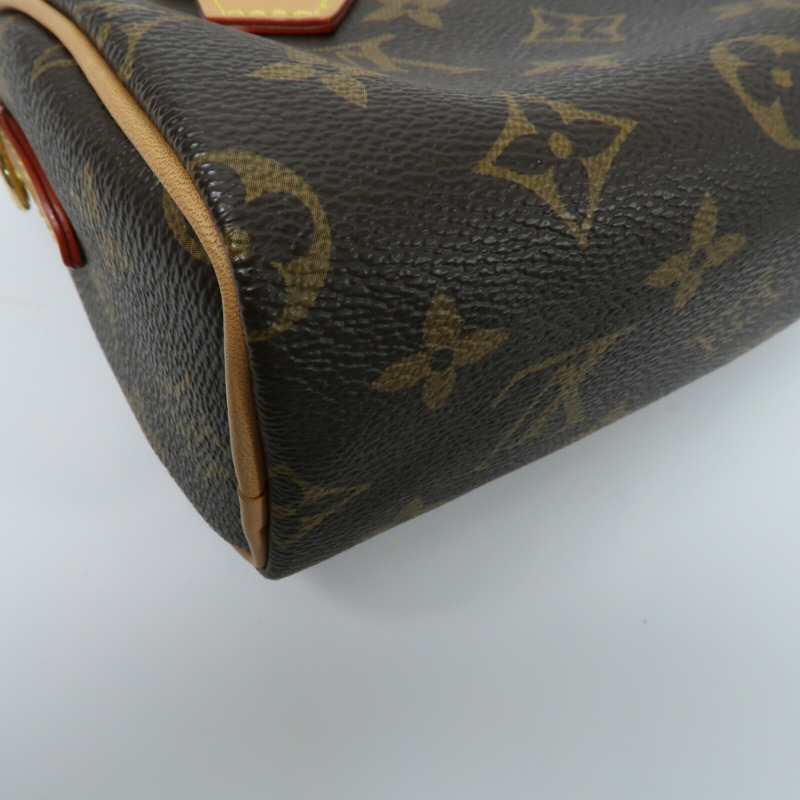 LOUIS VUITTON Monogram Nano Speedy手挽肩背兩用袋-11