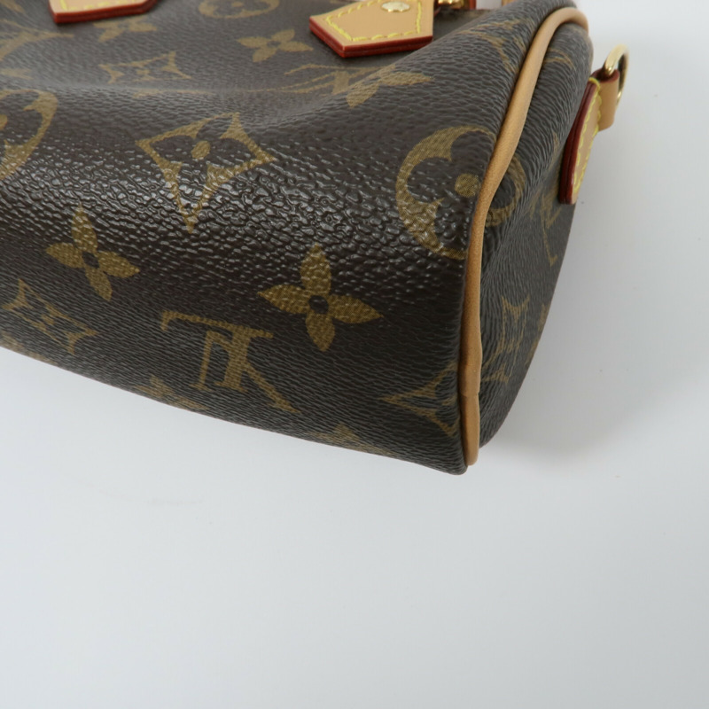 LOUIS VUITTON Monogram Nano Speedy手挽肩背兩用袋-12