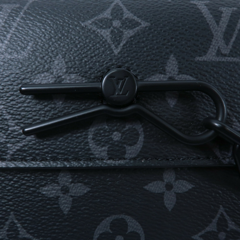 LOUIS VUITTON Monogram Eclipse Steamer Wearable Wallet肩背袋-6