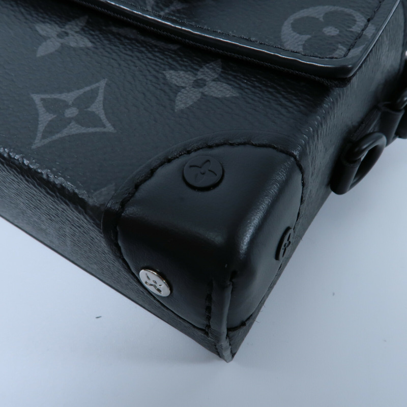 LOUIS VUITTON Monogram Eclipse Steamer Wearable Wallet肩背袋-9