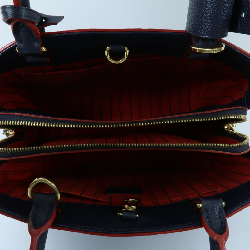 LOUIS VUITTON Monogram Empreinte Montaigne BB手挽肩背兩用袋-4