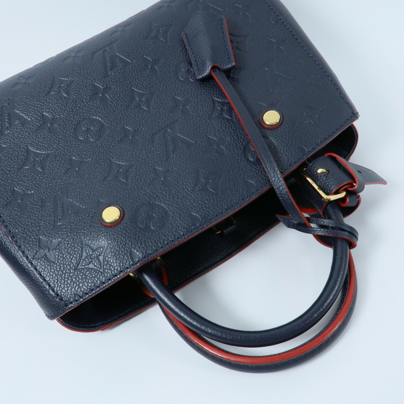 LOUIS VUITTON Monogram Empreinte Montaigne BB手挽肩背兩用袋-7