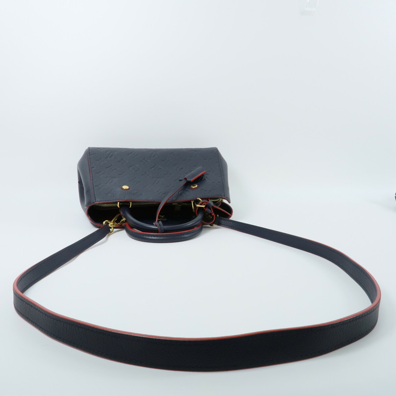 LOUIS VUITTON Monogram Empreinte Montaigne BB手挽肩背兩用袋-8