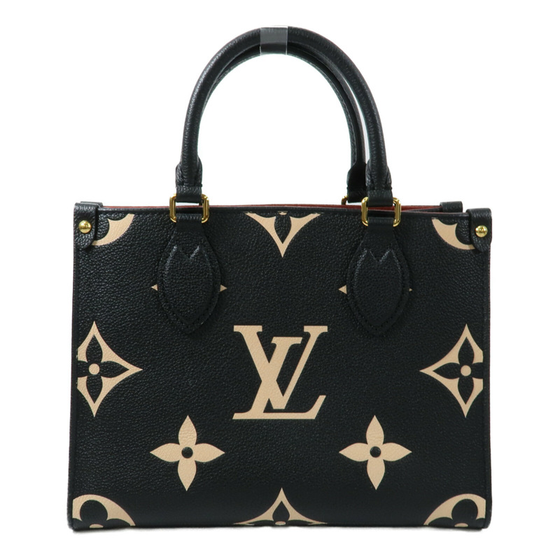 LOUIS VUITTON Monogram Empreinte On The Go PM手挽肩背兩用袋-1