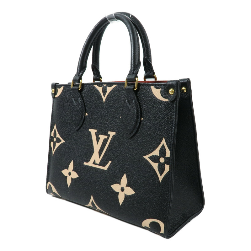 LOUIS VUITTON Monogram Empreinte On The Go PM手挽肩背兩用袋-2