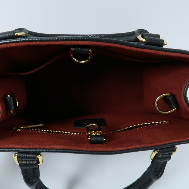 LOUIS VUITTON Monogram Empreinte On The Go PM手挽肩背兩用袋-4