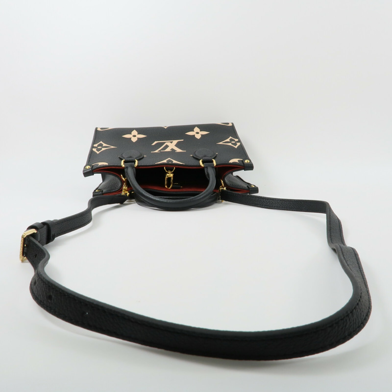 LOUIS VUITTON Monogram Empreinte On The Go PM手挽肩背兩用袋-10