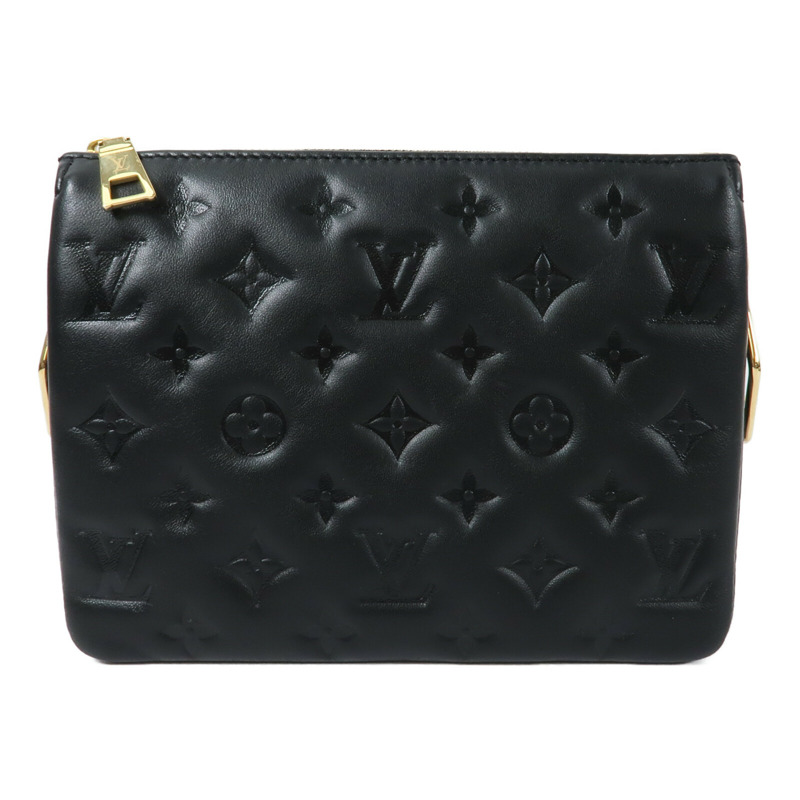 LOUIS VUITTON Monogram Embossed Coussin BB鏈帶手挽肩背兩用袋-1