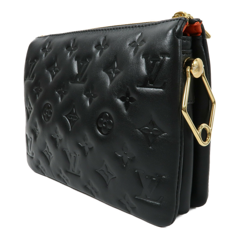 LOUIS VUITTON Monogram Embossed Coussin BB鏈帶手挽肩背兩用袋-2