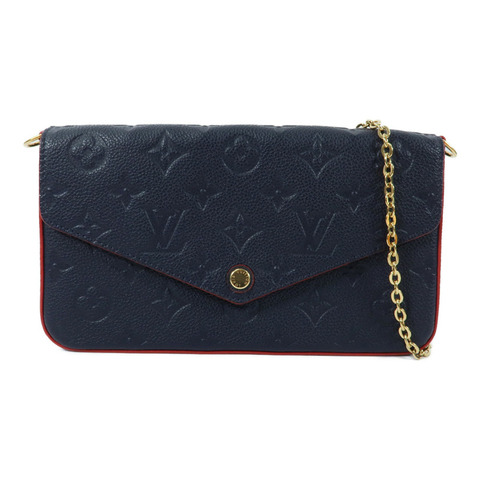 LOUIS VUITTON Monogram Empreinte Pochette Felicie鏈帶肩背袋