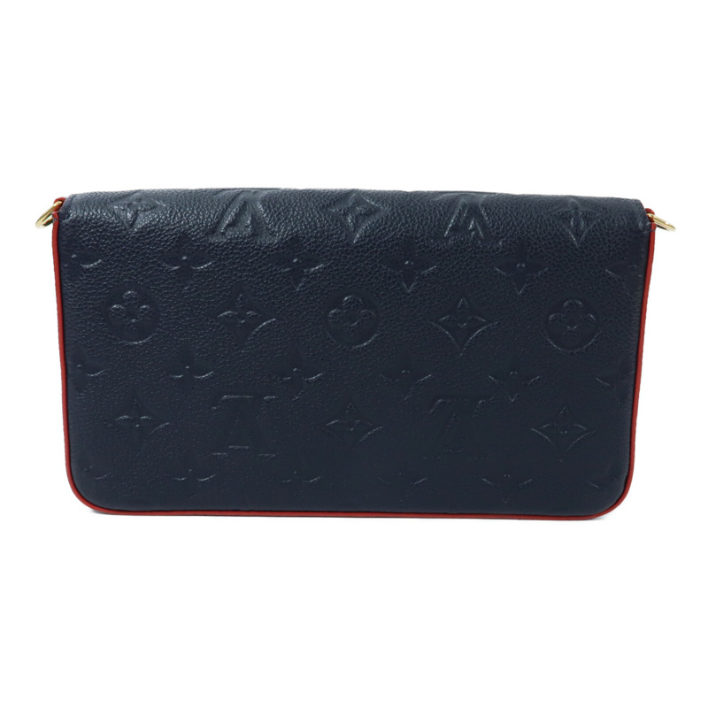 LOUIS VUITTON Monogram Empreinte Pochette Felicie鏈帶肩背袋-1