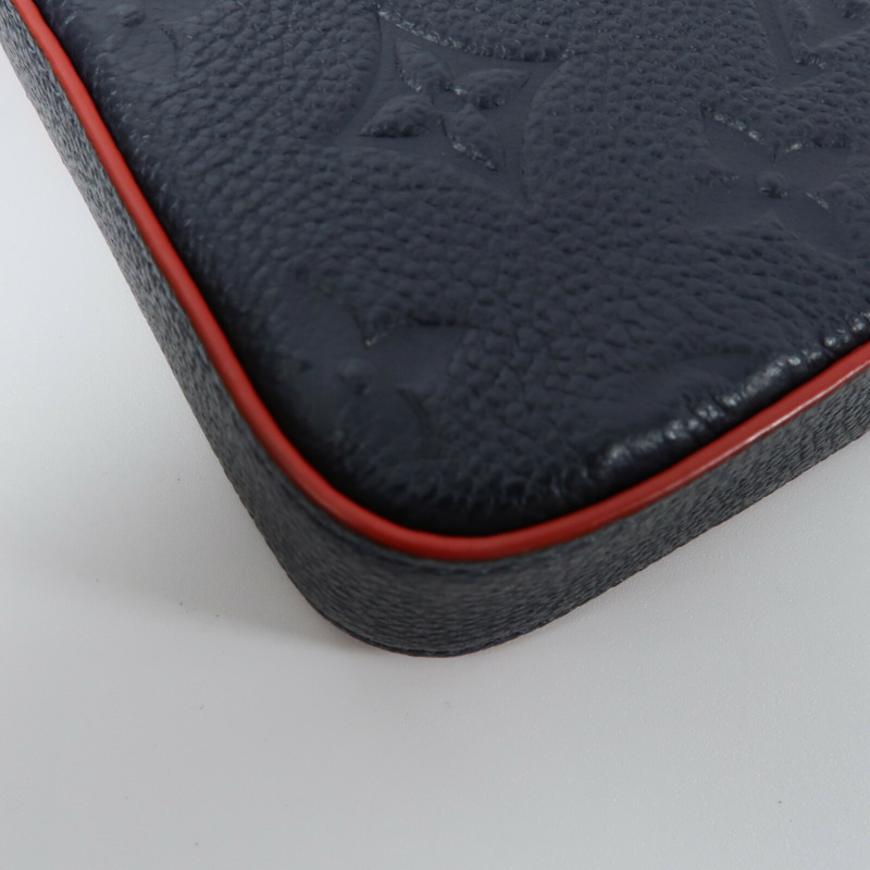 LOUIS VUITTON Monogram Empreinte Pochette Felicie鏈帶肩背袋-16