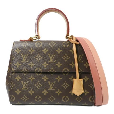 LOUIS VUITTON Monogram Cluny BB手挽肩背兩用袋