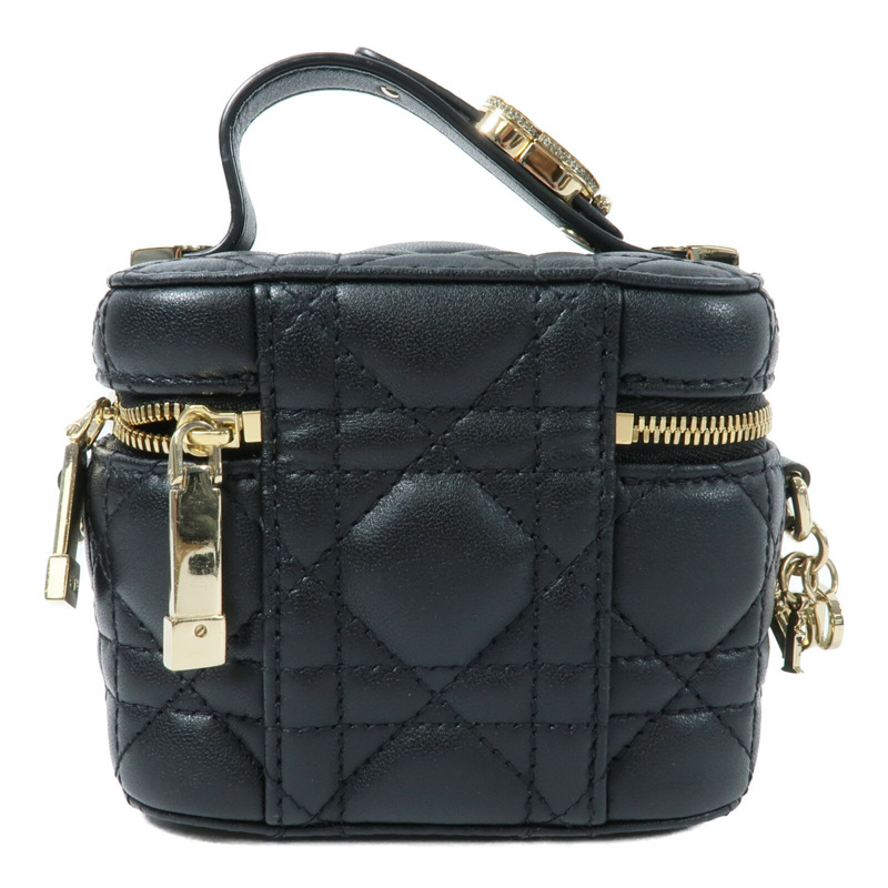 Dior 羊皮皮革Vanity Case手挽肩背兩用袋-1