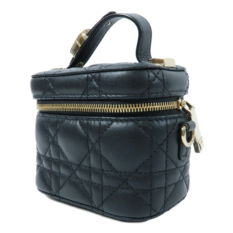 Dior 羊皮皮革Vanity Case手挽肩背兩用袋-2