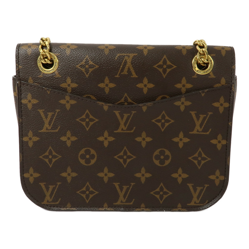 LOUIS VUITTON Monogram Passy鏈帶肩背袋-1
