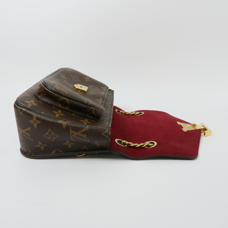 LOUIS VUITTON Monogram Passy鏈帶肩背袋-7