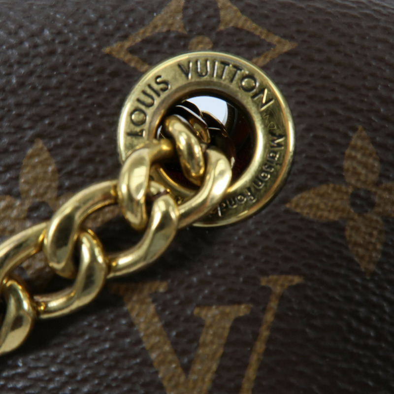LOUIS VUITTON Monogram Passy鏈帶肩背袋-10
