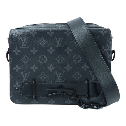 LOUIS VUITTON Monogram Eclipse Steamer肩背袋