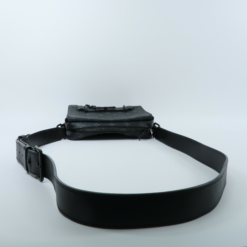 LOUIS VUITTON Monogram Eclipse Steamer肩背袋-8