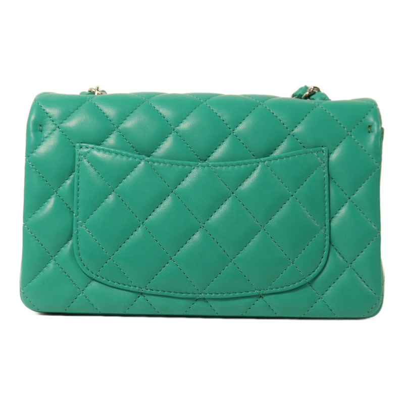 CHANEL 羊皮皮革Mini Classic 20鏈帶肩背袋-1
