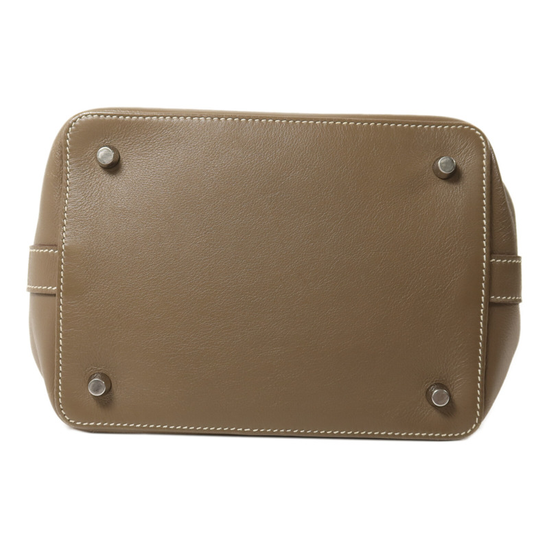 HERMES Evercolor皮革Tool Box 20手挽肩背兩用袋Etoupe-3