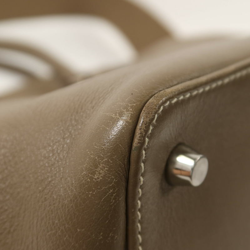 HERMES Evercolor皮革Tool Box 20手挽肩背兩用袋Etoupe-9