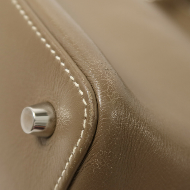 HERMES Evercolor皮革Tool Box 20手挽肩背兩用袋Etoupe-12