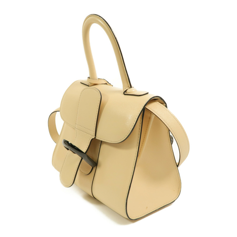 Delvaux 牛皮皮革Brillant Mini手挽肩背兩用袋-2