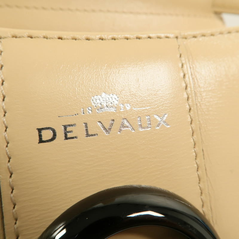 Delvaux 牛皮皮革Brillant Mini手挽肩背兩用袋-5