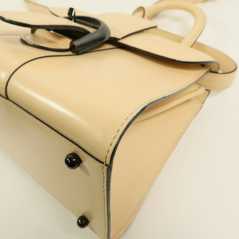 Delvaux 牛皮皮革Brillant Mini手挽肩背兩用袋-11