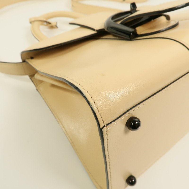 Delvaux 牛皮皮革Brillant Mini手挽肩背兩用袋-12