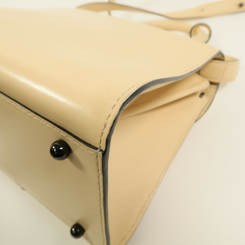 Delvaux 牛皮皮革Brillant Mini手挽肩背兩用袋-14