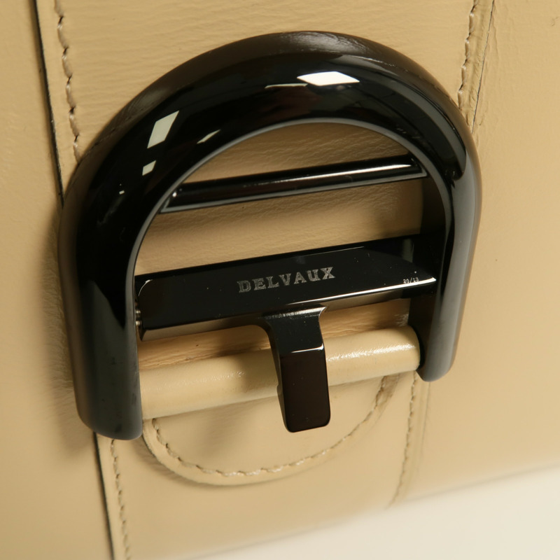 Delvaux 牛皮皮革Brillant Mini手挽肩背兩用袋-17
