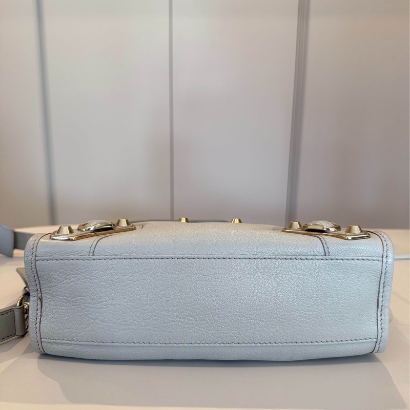 巴黎世家balenciaga灰色mini機車包-3