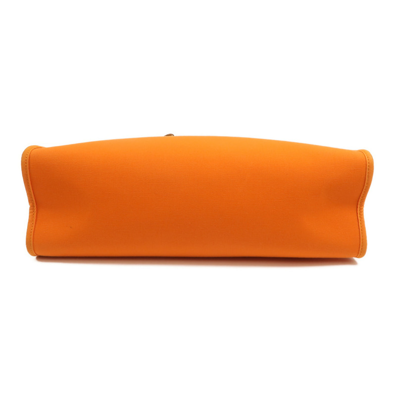HERMES 帆布Herbag PM手挽肩背兩用袋Orange-3
