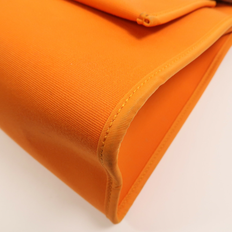 HERMES 帆布Herbag PM手挽肩背兩用袋Orange-14