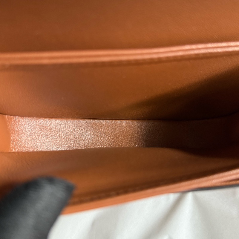 99新賽琳/Celine 老花白色凱旋門大logo手提單肩斜挎包 有塵袋 尺寸：15.5 x 11.5 x 5cm-7