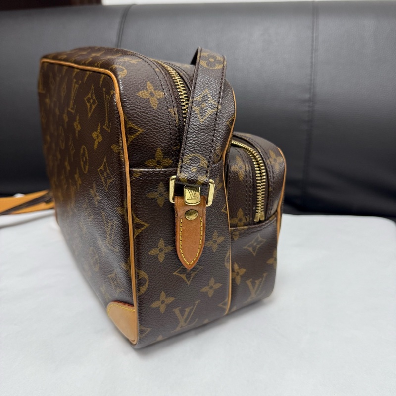 LouisVuitton 路易威登男女適用 老花中古款雙層橫版相機包 🈚附件-2