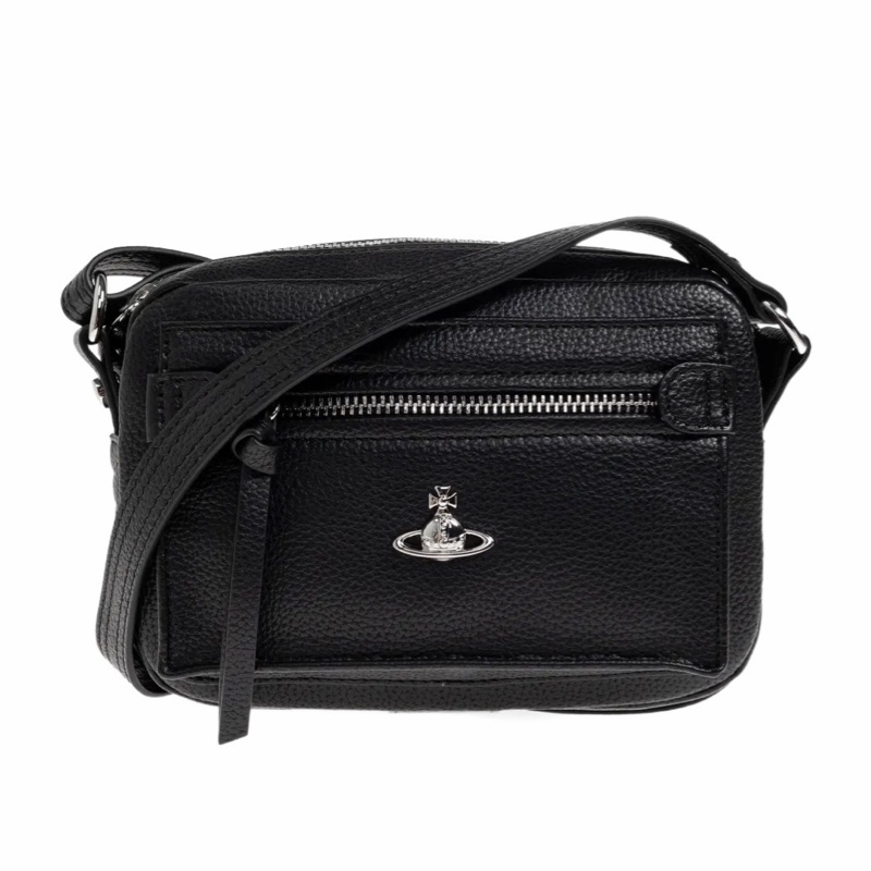 Vivienne Westwood 男女同款 Hannah 拉鍊紋理單肩包均碼碼19.5cm*9.5cm*12cm-4