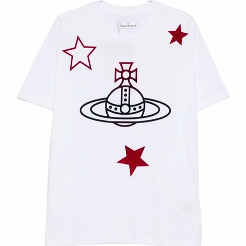 Vivienne Westwood 男士 球體與星星 T 恤XS S M L XL碼