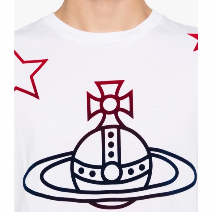 Vivienne Westwood 男士 球體與星星 T 恤XS S M L XL碼-4