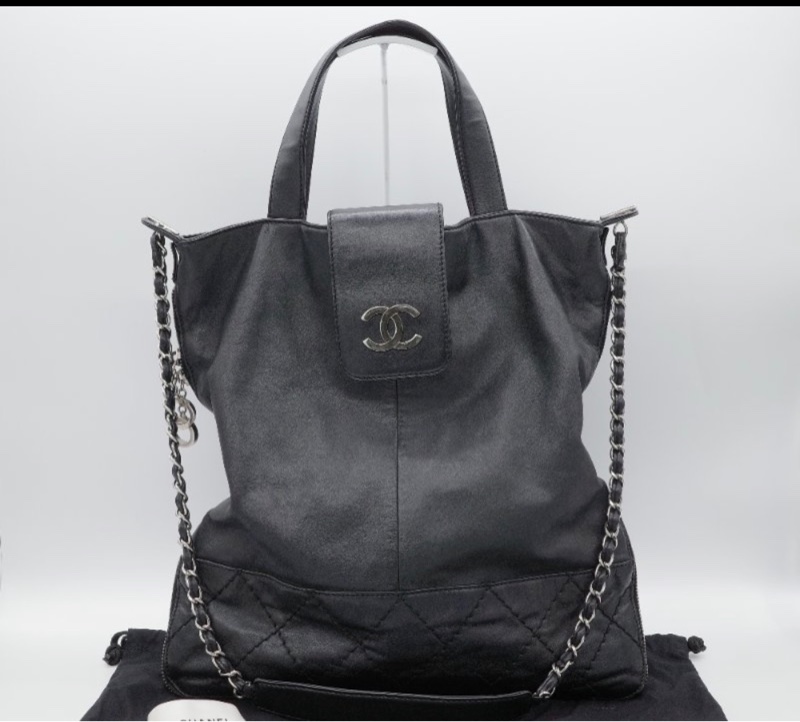 香奈兒 肩背，手提兩用包。-0