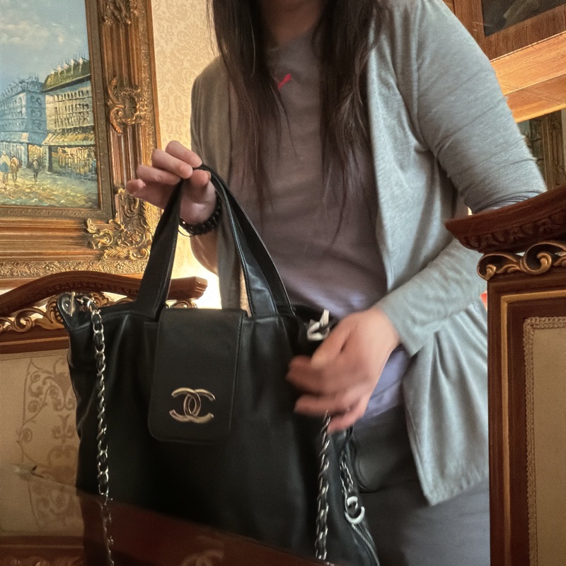 香奈兒 肩背，手提兩用包。-1