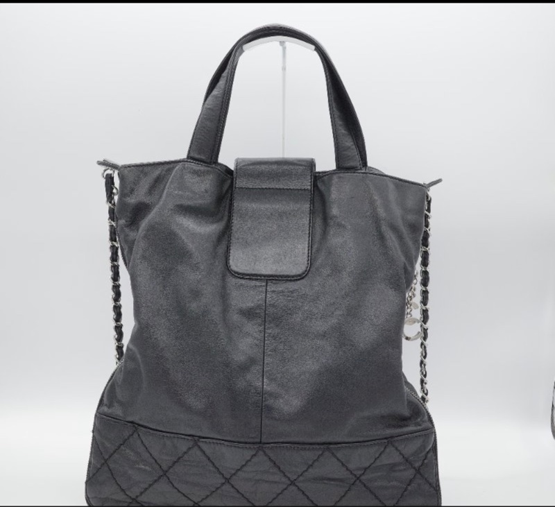 香奈兒 肩背，手提兩用包。-3