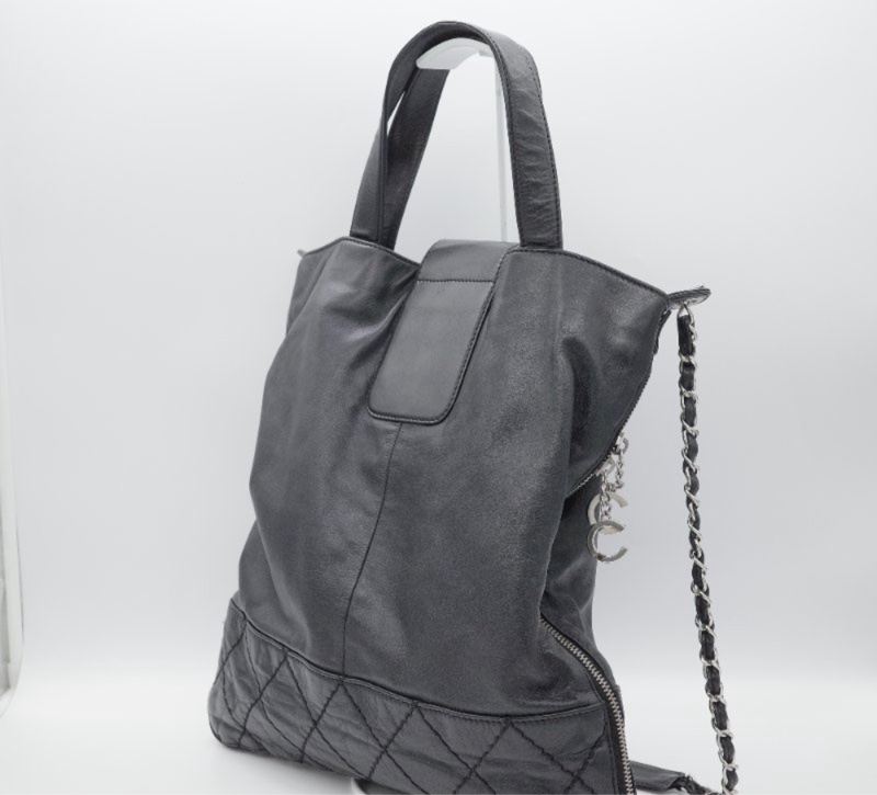 香奈兒 肩背，手提兩用包。-9