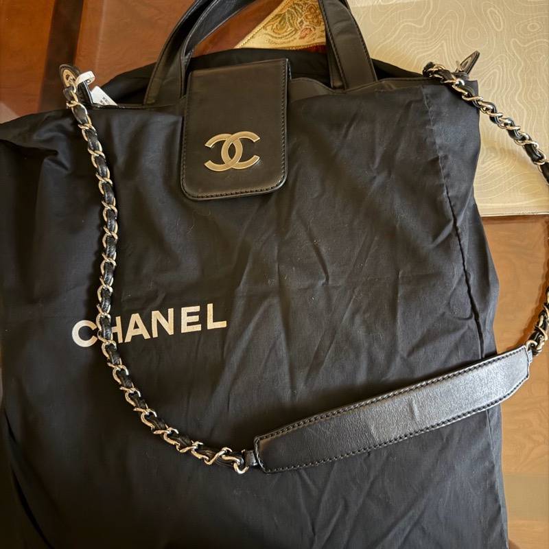 香奈兒 肩背，手提兩用包。-5