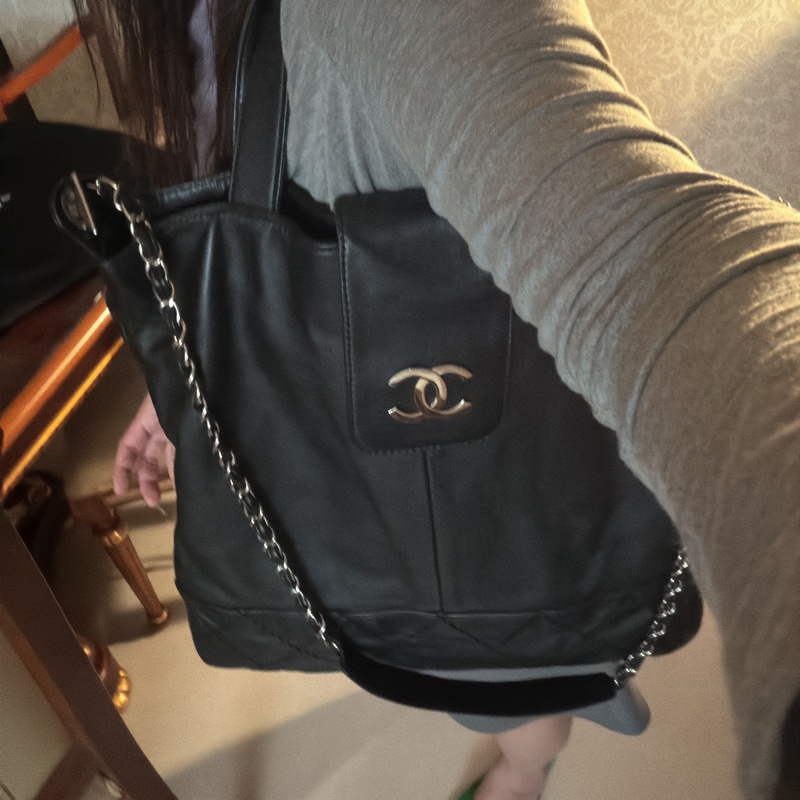 香奈兒 肩背，手提兩用包。-6